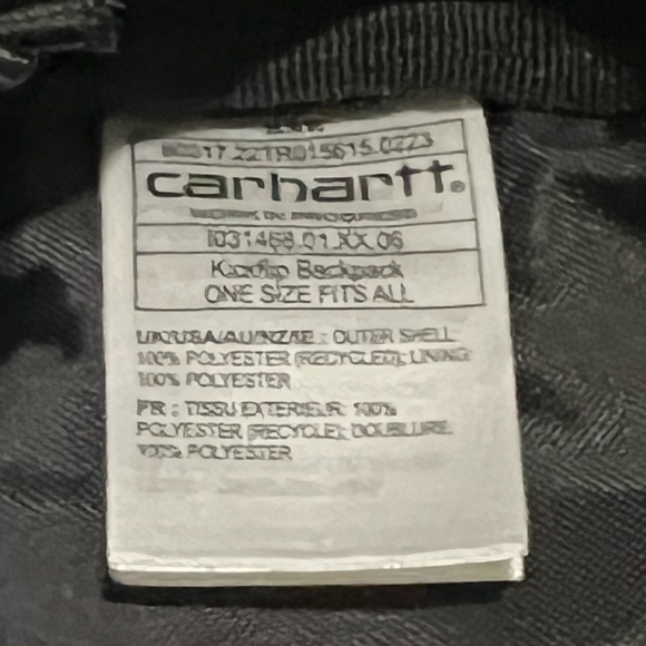 Carhartt WIP Kickflip Backpack (Blue) - Picture 7 of 8